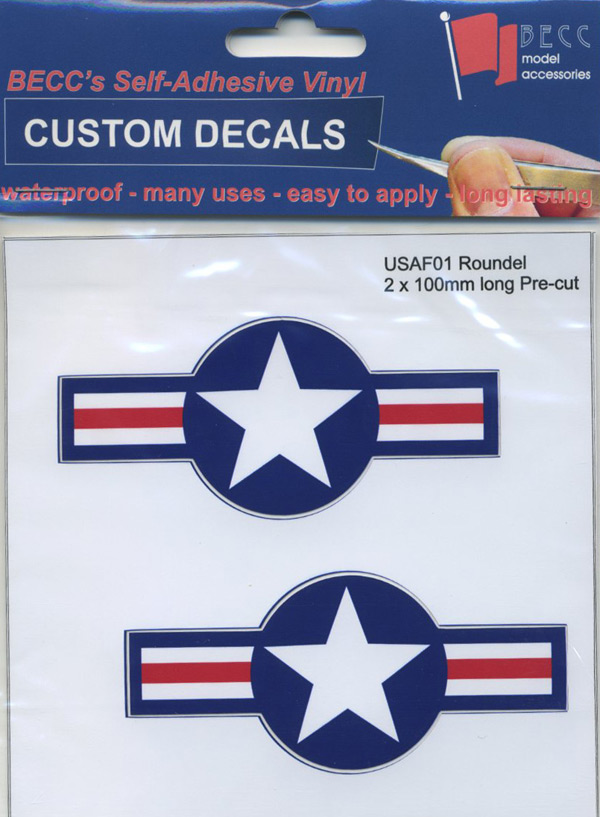US AIR FORCE Roundels Model Decal Stickers USAF01 eBay
